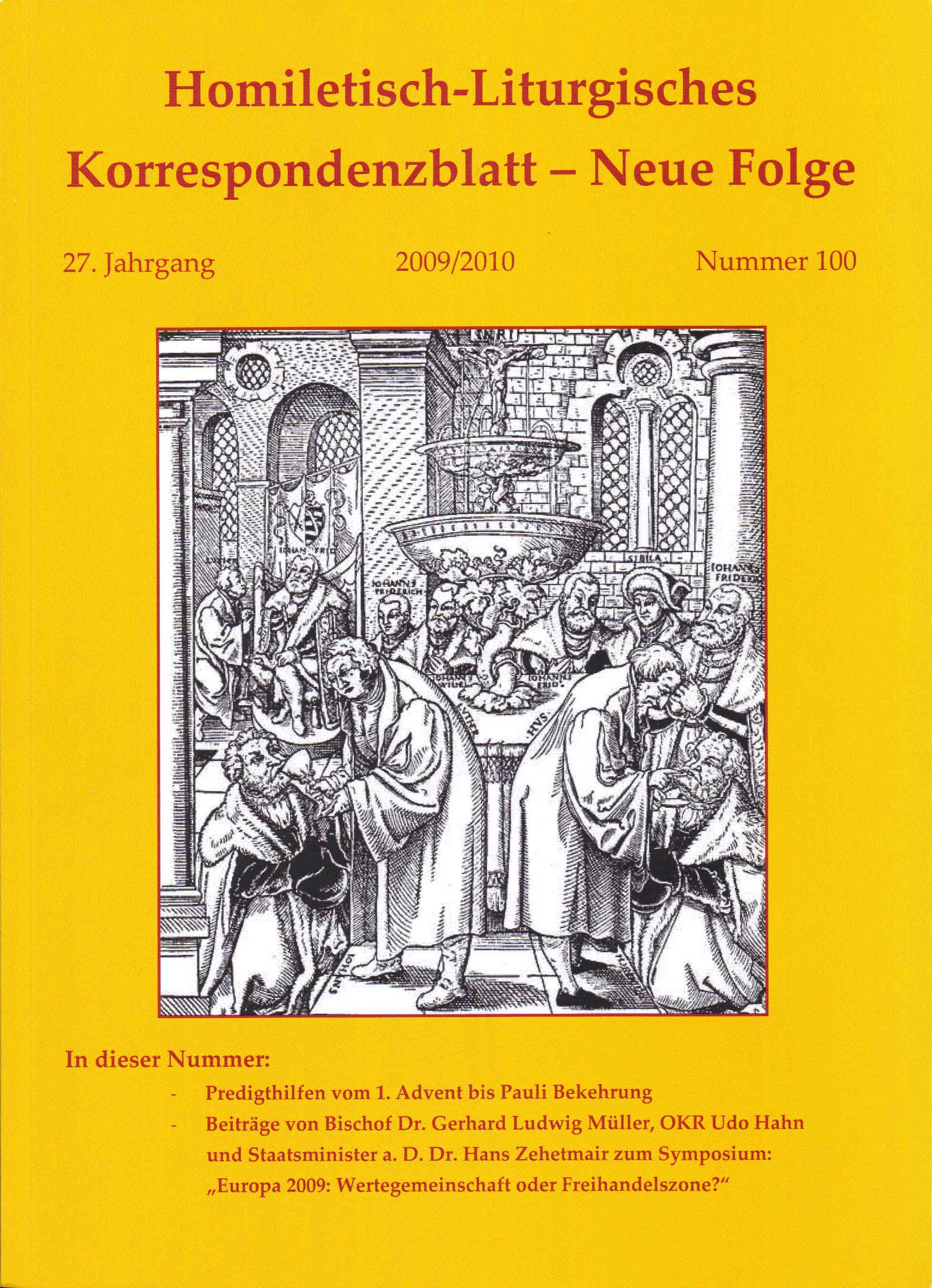 Korrespondenzblatt 100