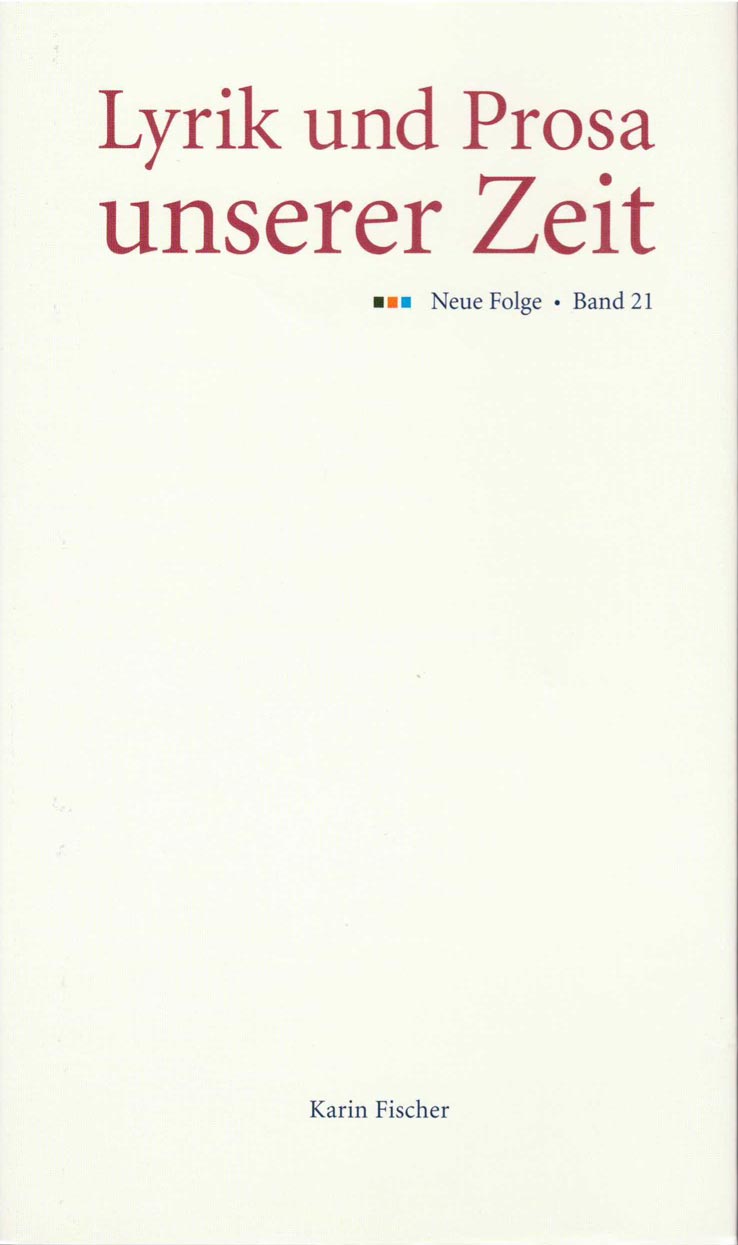 Lyrik und Prosa unserer Zeit, Bd. 21